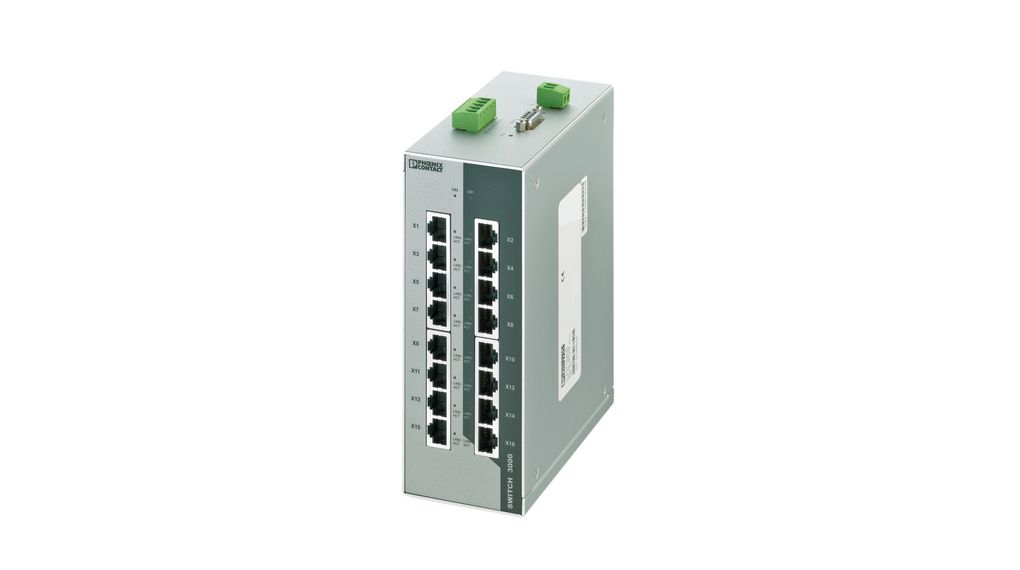 Ethernet-Switch, RJ45-Anschlüsse 16, 100Mbps, Managed